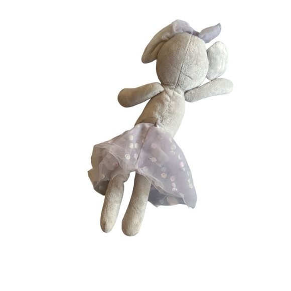 Stephen Joseph Gray Elephant Plush with Tutu - Picture 2 of 3